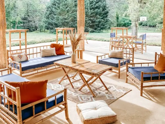 camping nature dordogne terrasse